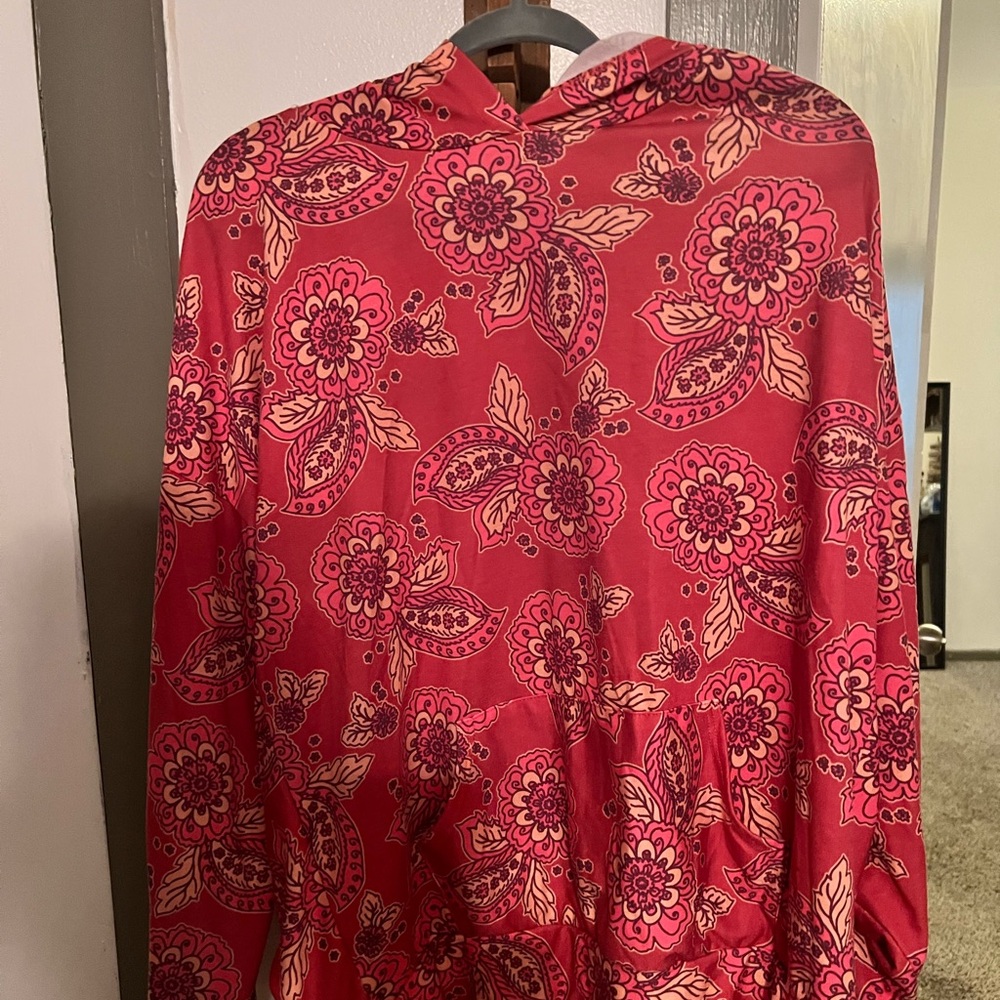 Floral 2XL Hoodie